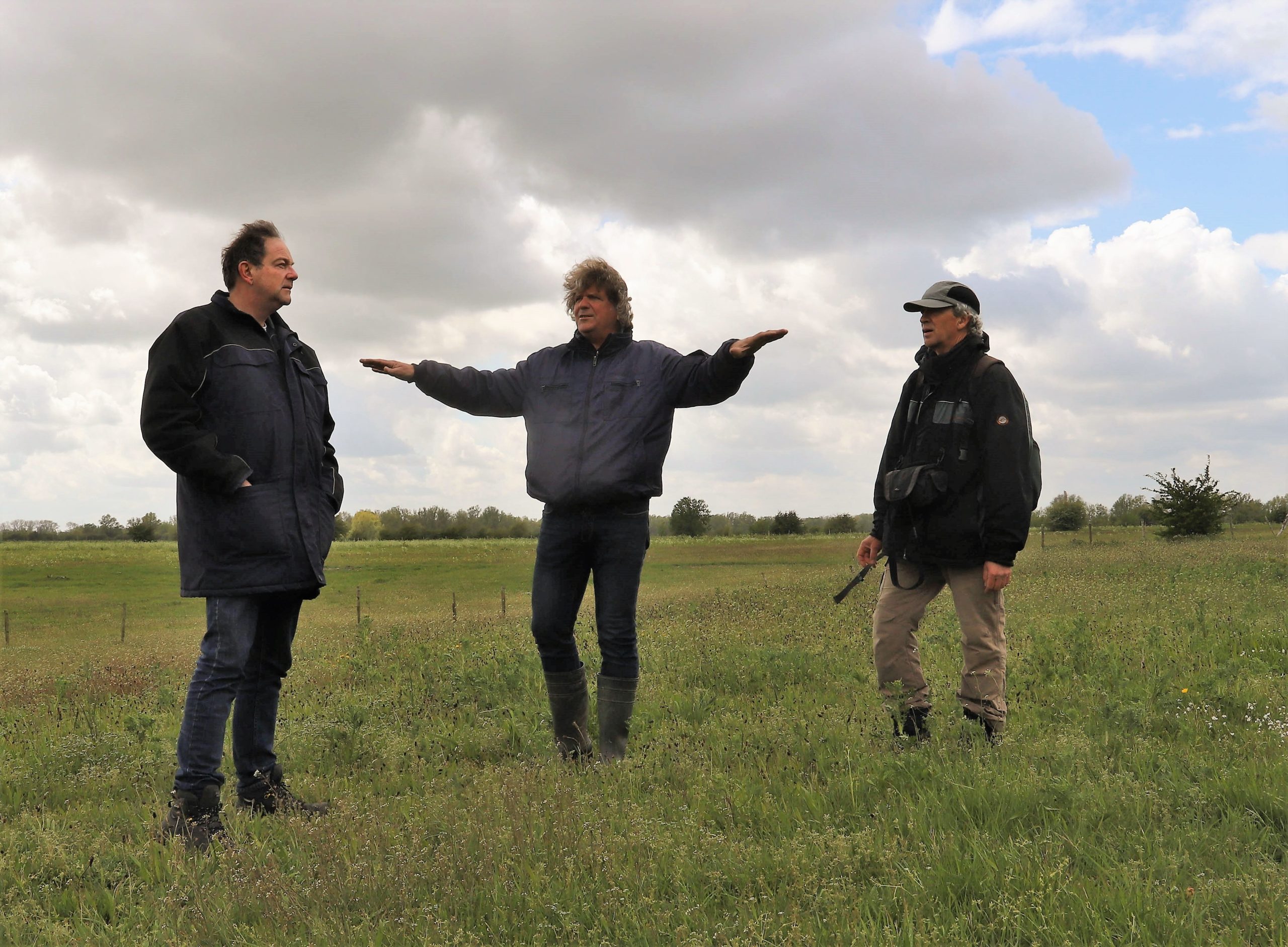 Waardmanschap in de Hurwenense uiterwaard