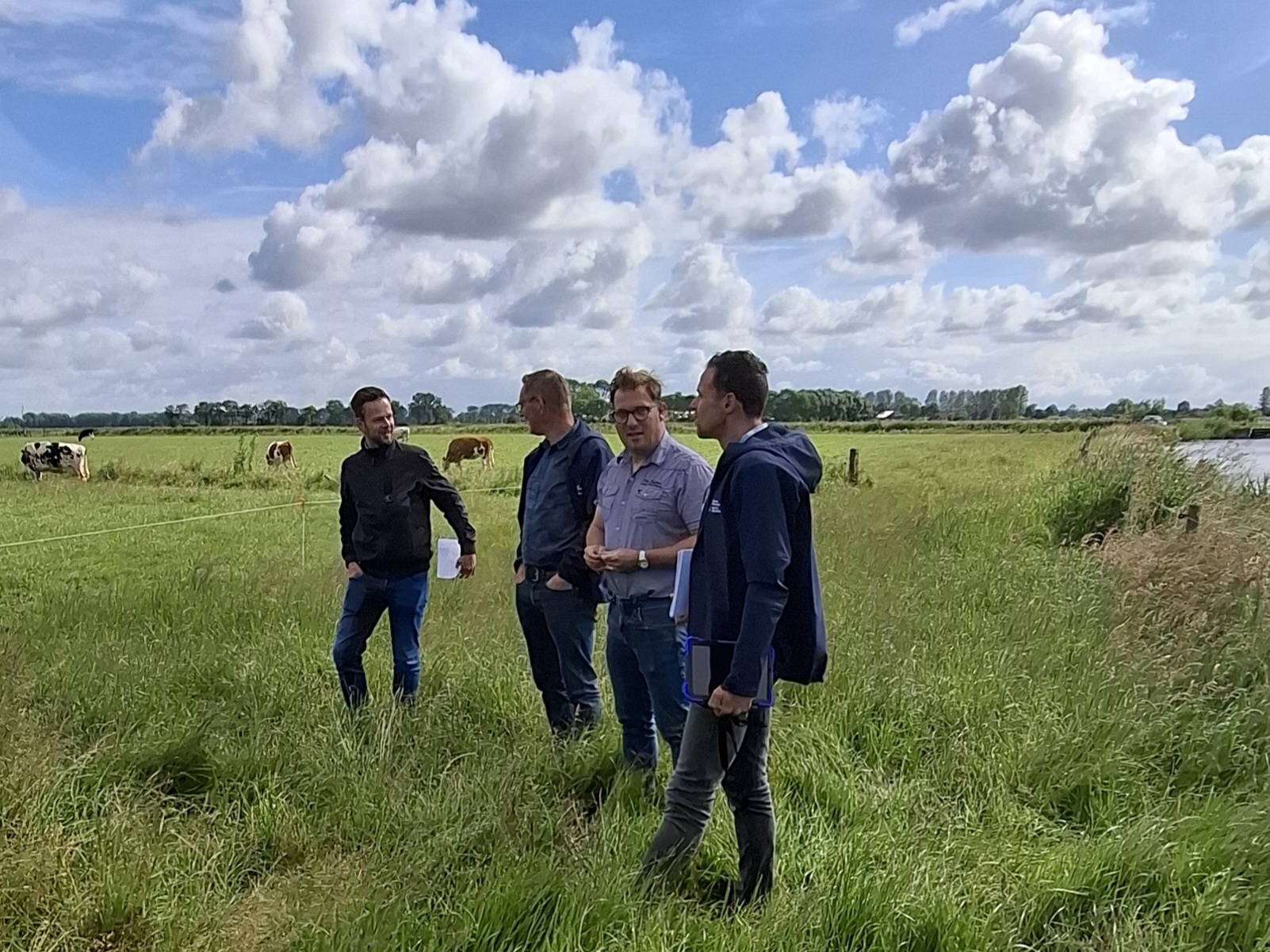 Schouw van de graslanden in het ANLb